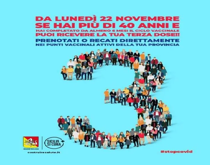 3^ dose covid Sicilia